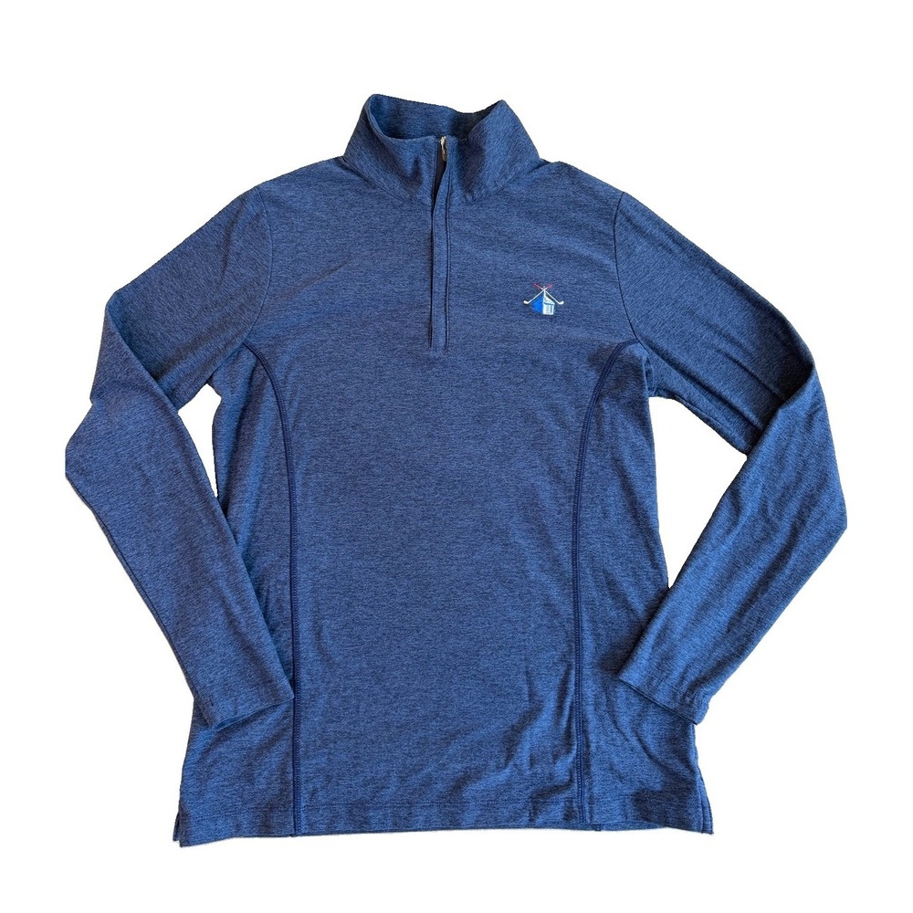 Peter Millar Pullover Women's Medium 1/4 Zip UPF 50+ Golf Performance Sweater